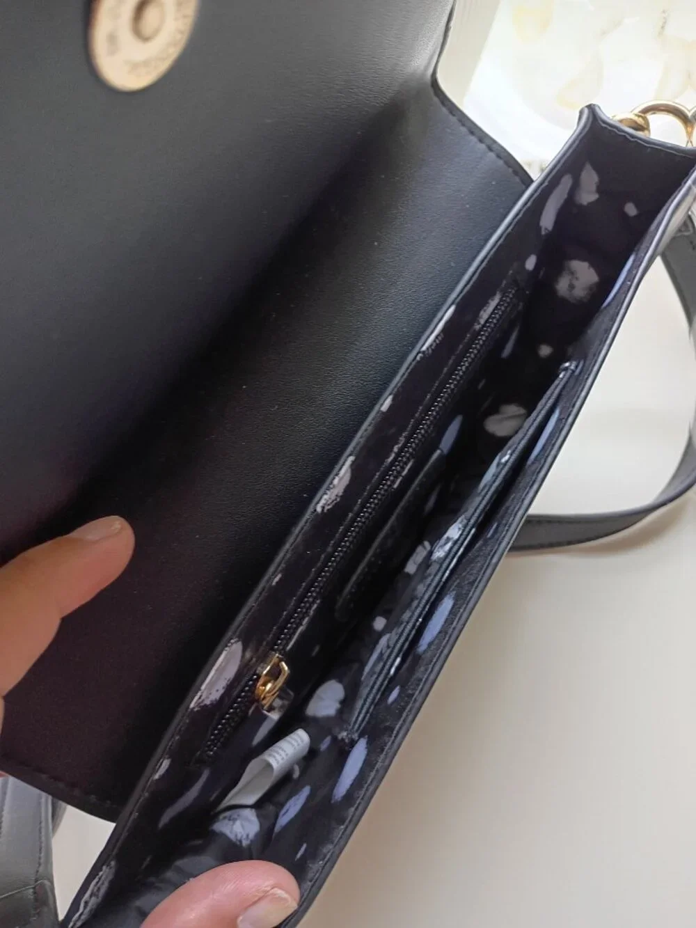 Melie Bianco Black Purse
